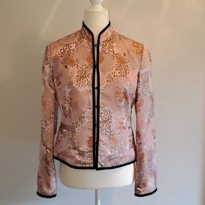 WDNY Pink Brocade Oriental Jacket